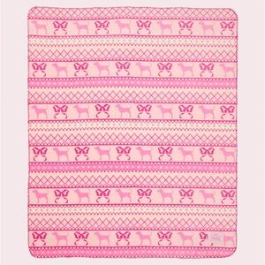🎀PINK x LoveShackFancy Ltd. Edition large plush cozy blanket NWT
